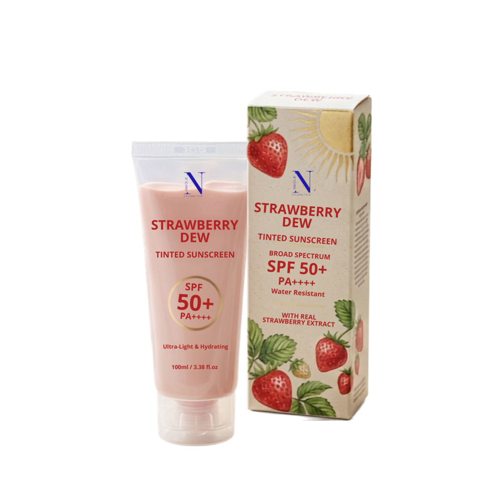 Strawberry Dew Tinted Sunscreen - Attributes: Smudge Proof