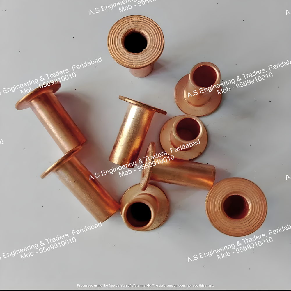 Copper Hollow Rivet - Diameter: 20 Mm Meter (M)
