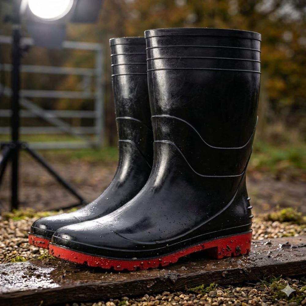 Agarson Make Virat Red Sole Gumboots
