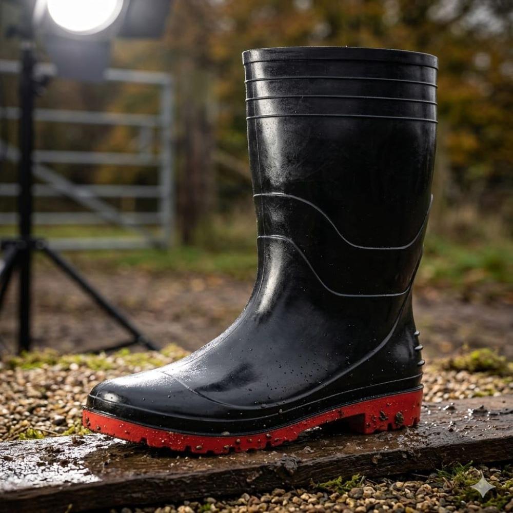 Agarson Make Virat Red Sole Gumboots