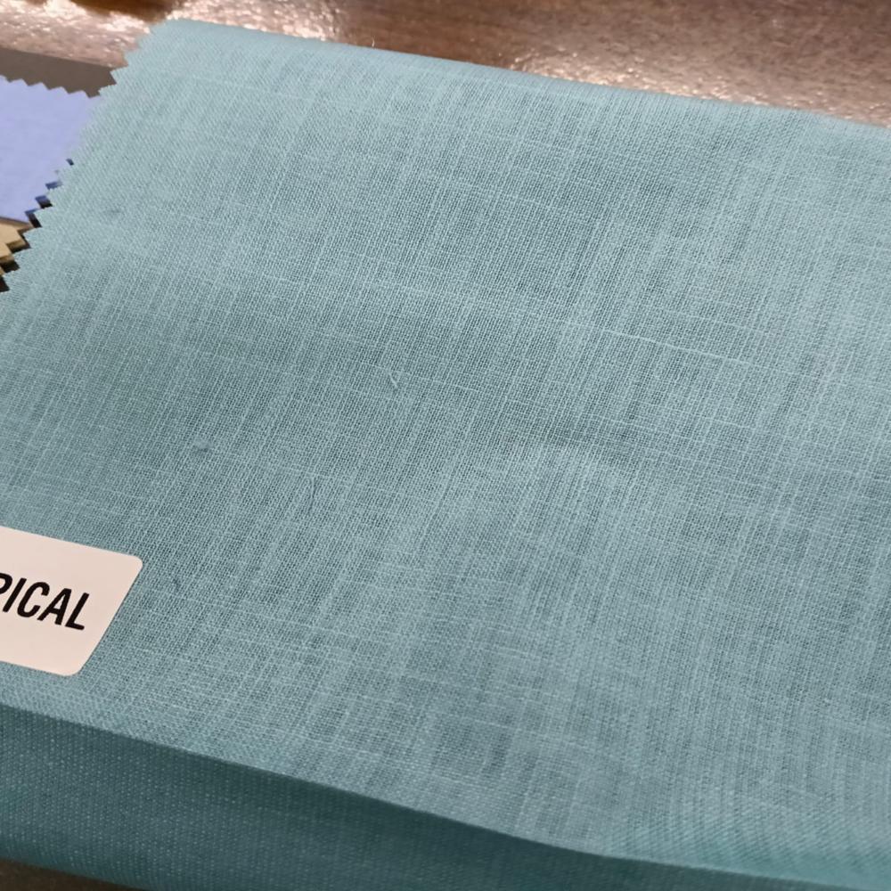 COTTON LINEN SLUB SHIRTING FABRIC