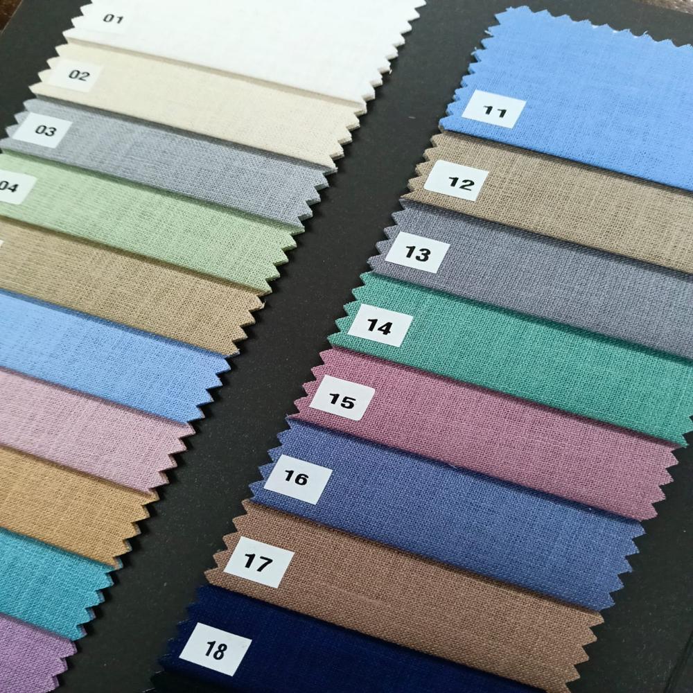 COTTON LINEN SLUB SHIRTING FABRIC