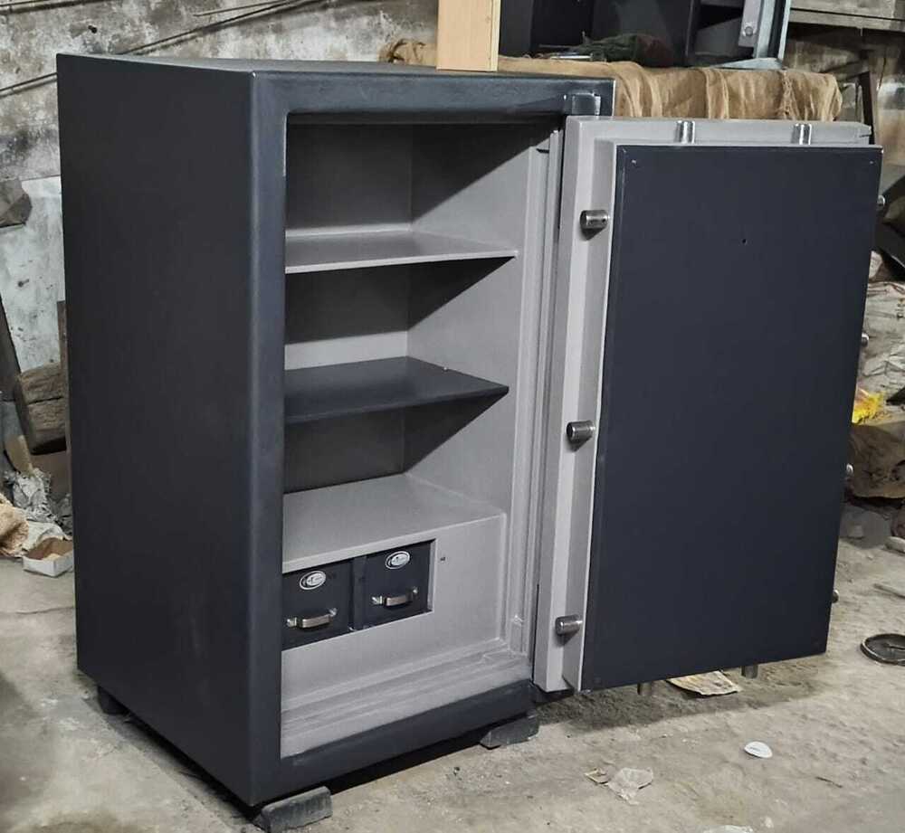 Compact White Home Safe