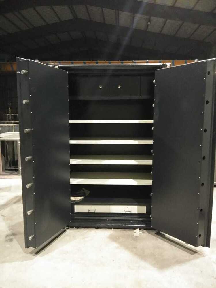 Compact White Home Safe