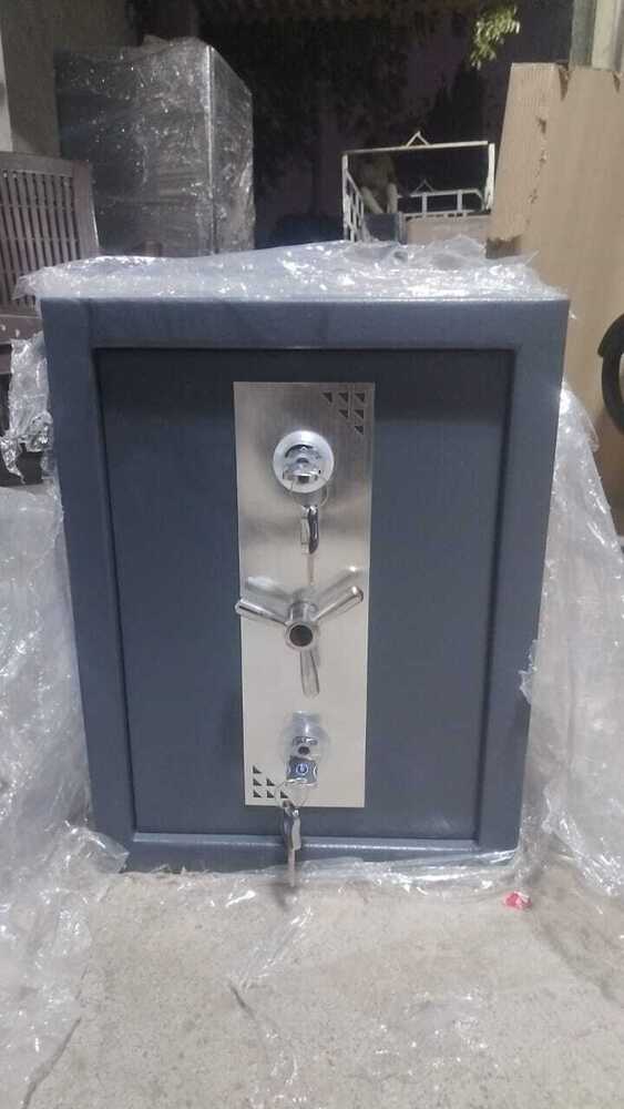 Compact White Home Safe