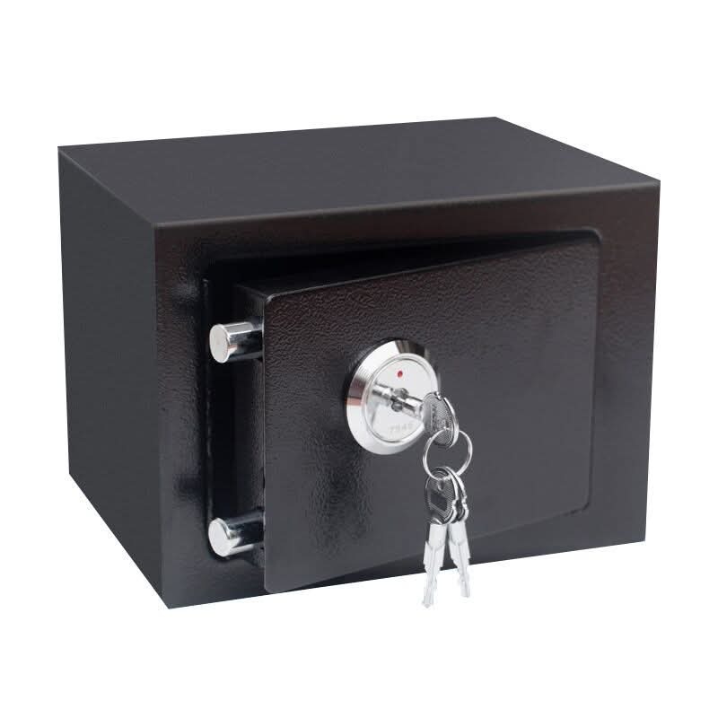 Black Cash Safe with Lockable Drawers
