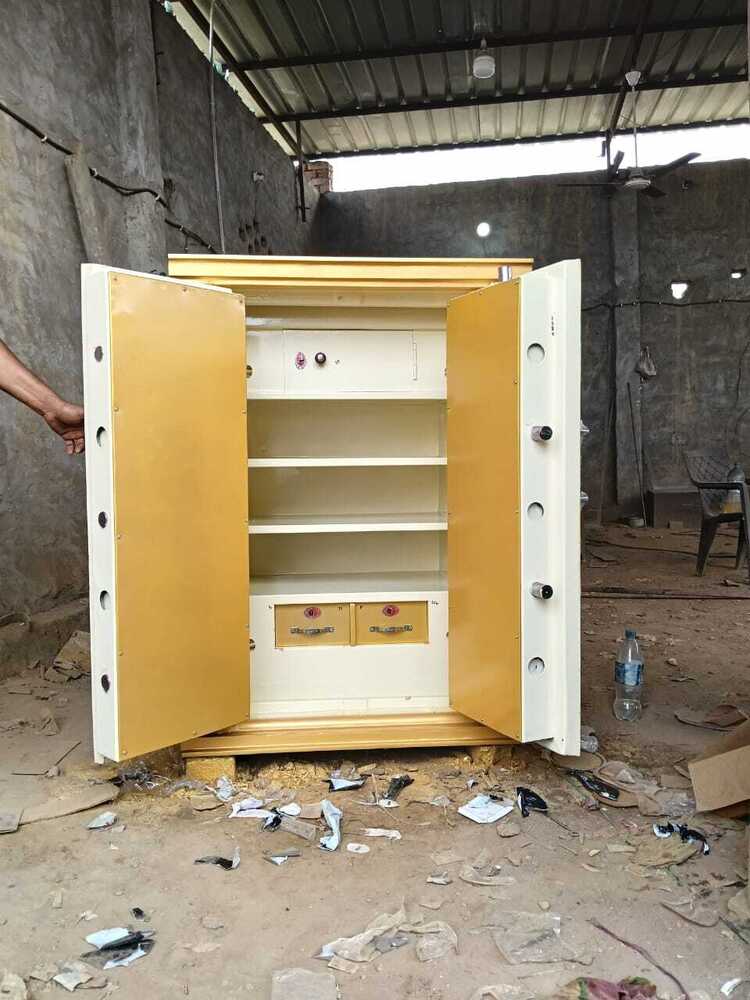 Grey Cash Safe with Lockable Drawers