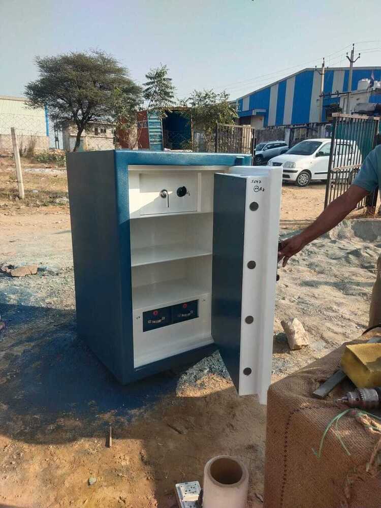 Grey Cash Safe with Lockable Drawers
