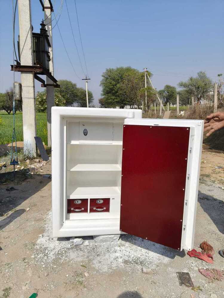 Grey Cash Safe with Lockable Drawers