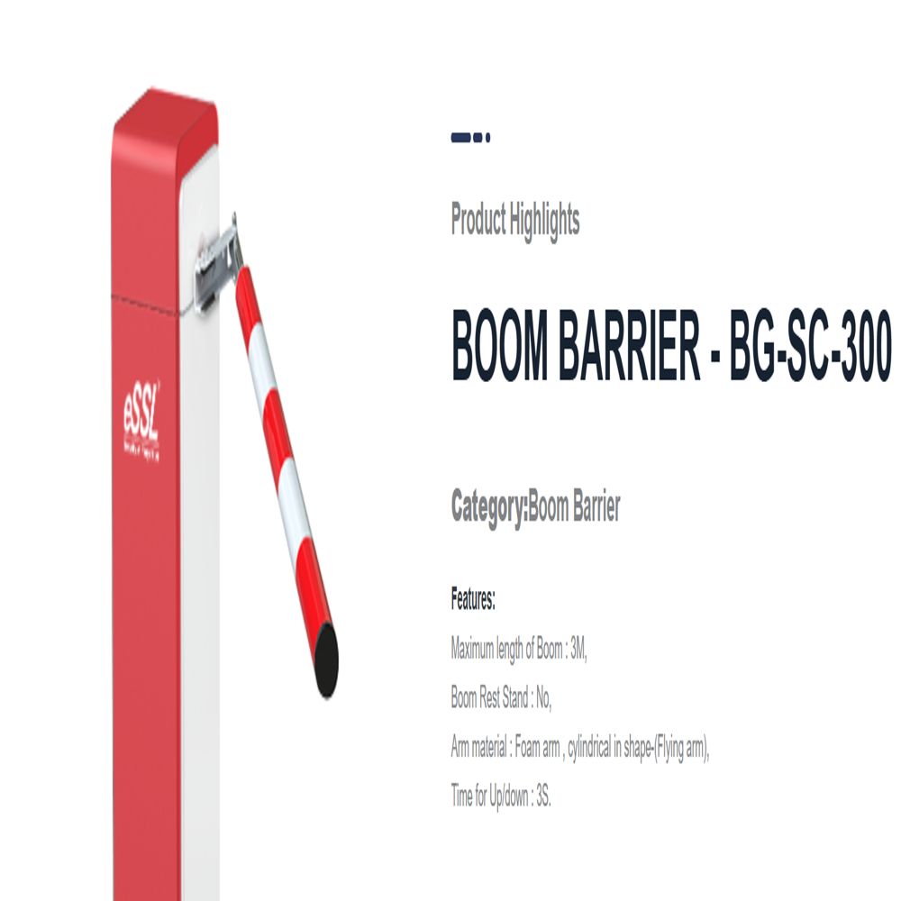 Boom Barrier - BG-SC-300