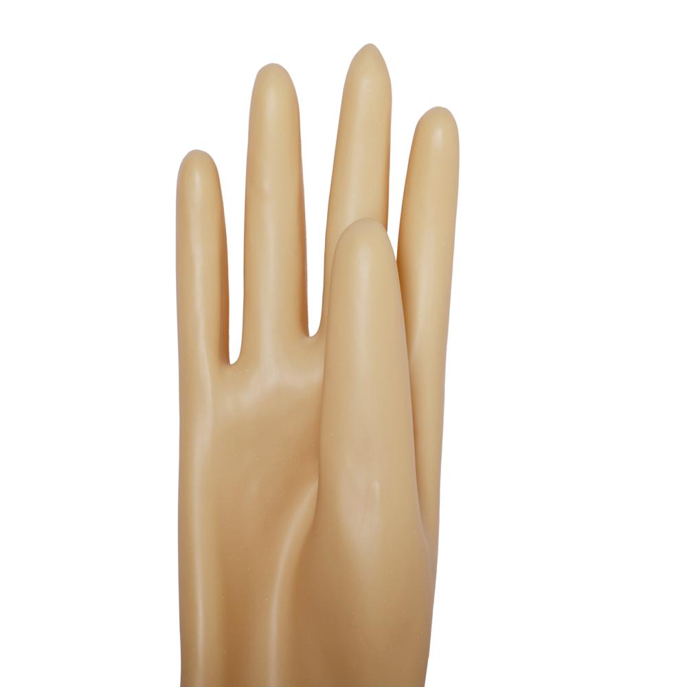 Electrical Rubber Hand Gloves - Pattern: Plain