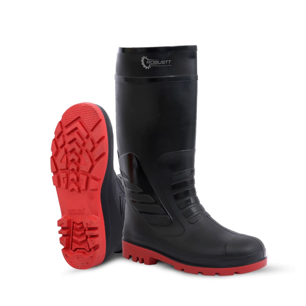 Safedot Make Red Sole Safety Gumboot