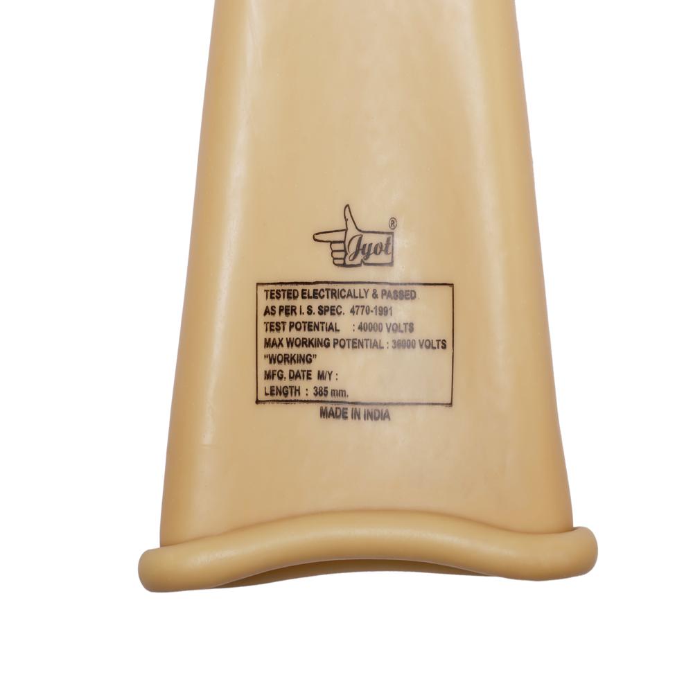 Electrical Seamless Rubber Hand Gloves