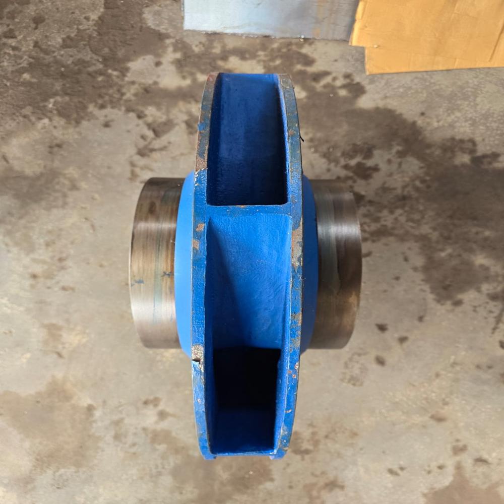 Kriloskar Double Section Pump Impeller - Stainless Steel, Standard Size, Blue | Round Shape, Corrosion Resistant, Easy Installation