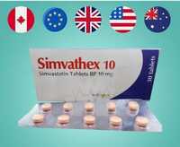 Simvathex 10 Simvastatin Tablet 10 Mg