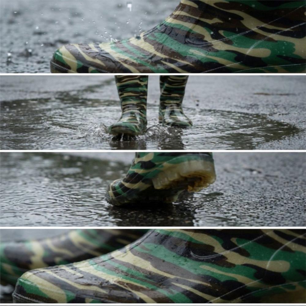 Army Print Gum boot 