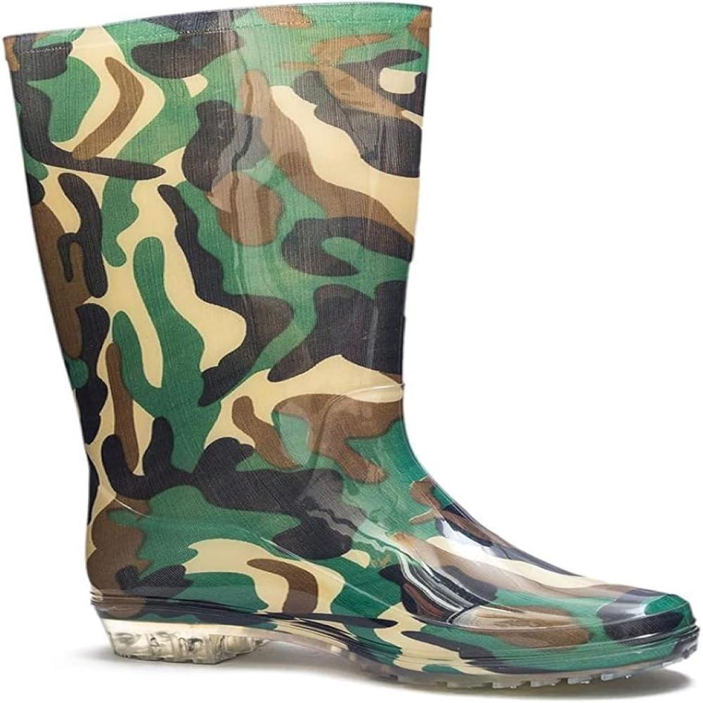 Army Print Gum boot 