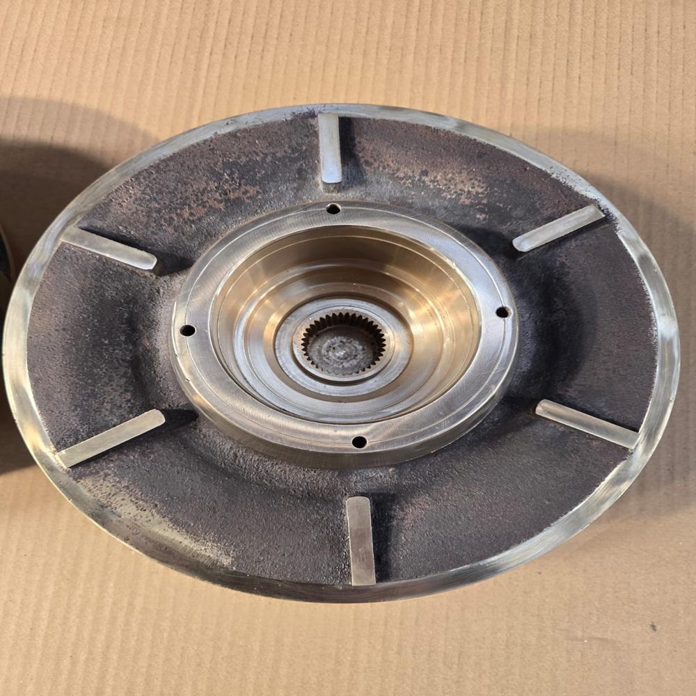 Bronze Impeller - Stainless Steel, Standard Size, Silver Color | Abrasion Resistant, Robust Build, Easy Installation For Water Pumps
