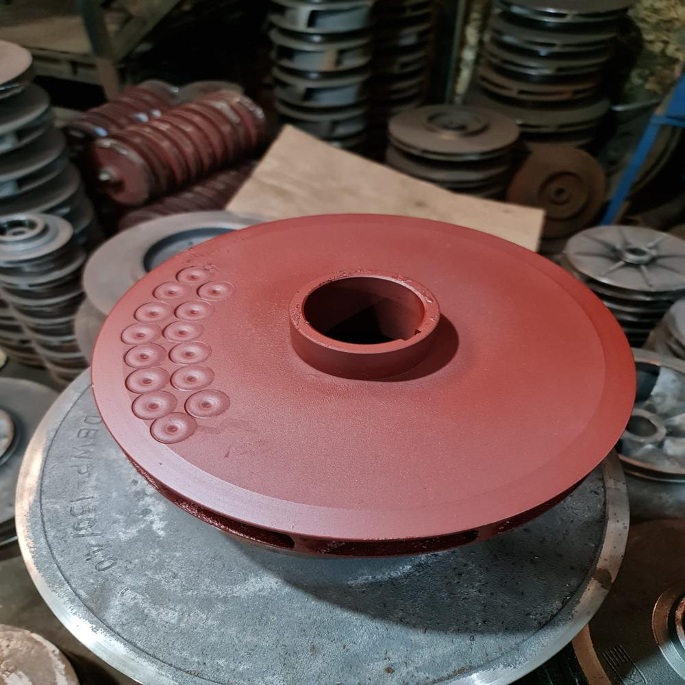 Pump Impeller - Stainless Steel, Standard Size, Blue Color | High Durability, Corrosion-resistant, Optimal Strength For Industrial Water Use