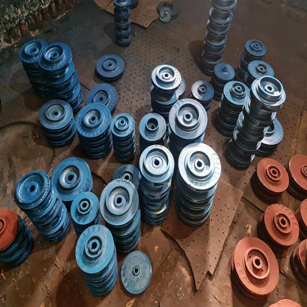 Pump Impeller - Stainless Steel, Standard Size, Blue Color | High Durability, Corrosion-resistant, Optimal Strength For Industrial Water Use