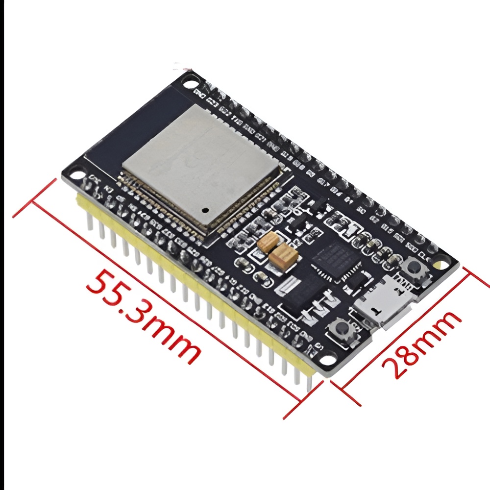 ESP32-WROOM-32 38-Pin WiFi + Bluetooth Development Board Dual-Core 240MHz IoT Microcontroller US
