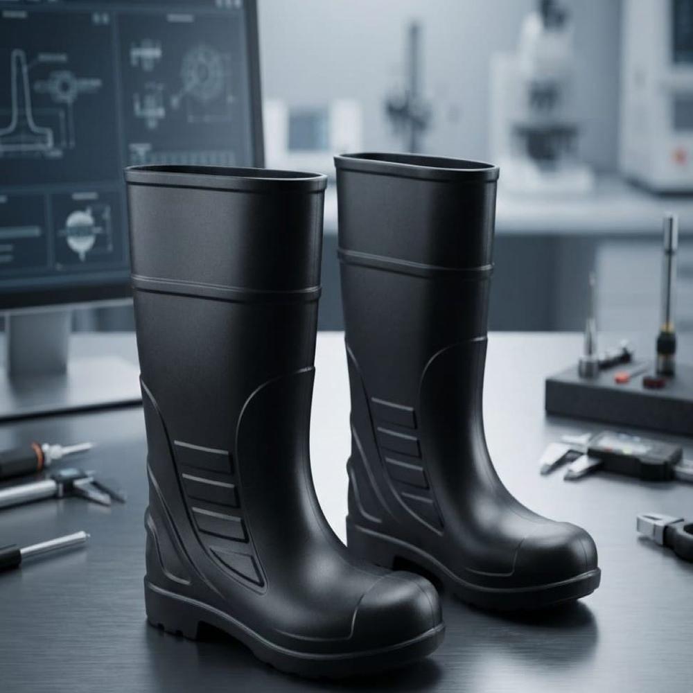 UNISAFE MAKE BLACK GUMBOOT 
