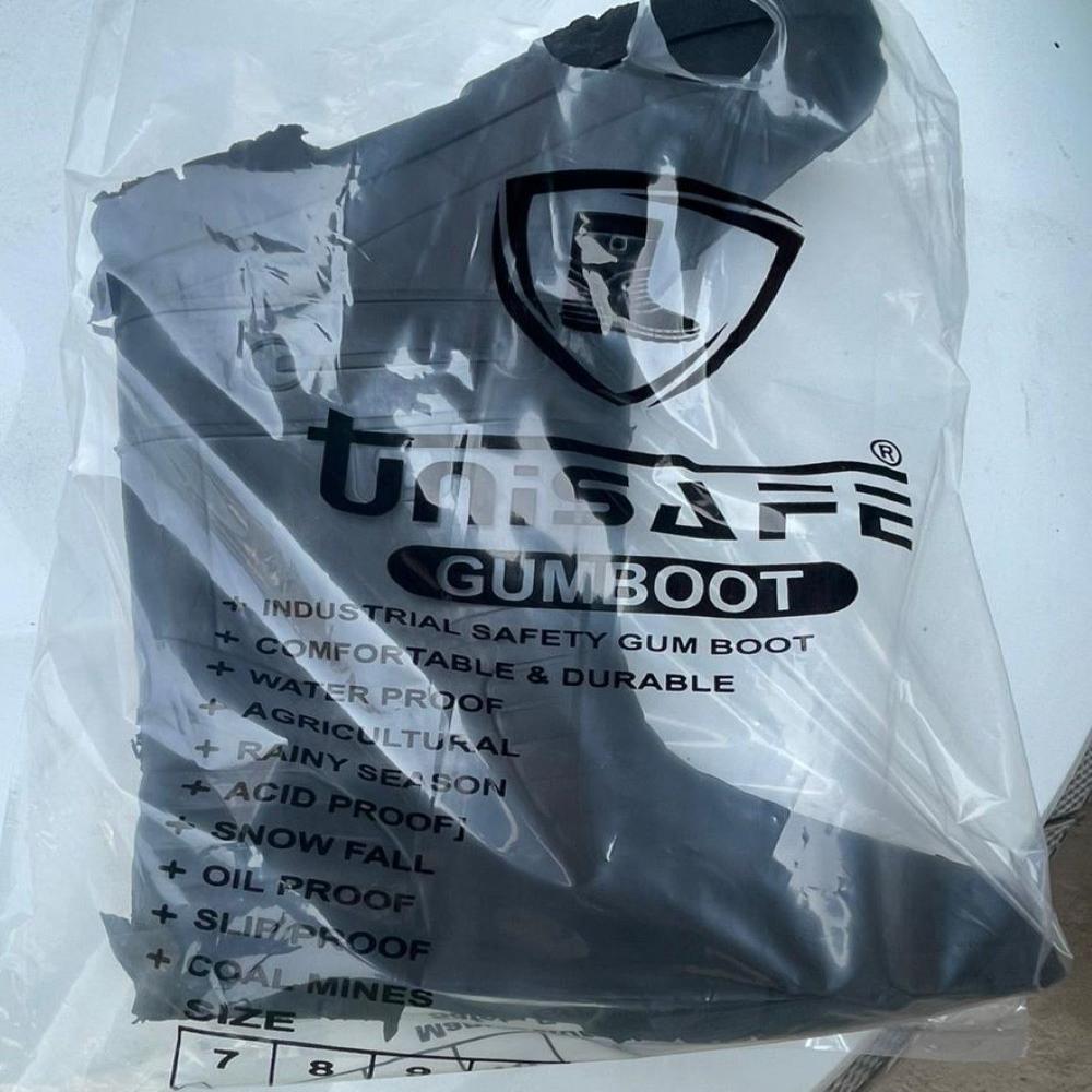 UNISAFE MAKE BLACK GUMBOOT 