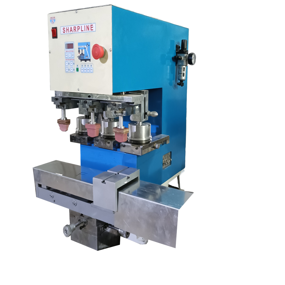 THREE COLOR PAD PRINTING MACHINE