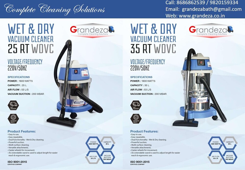 RT-15-WDVC Wet & Dry Vacuum Cleaner