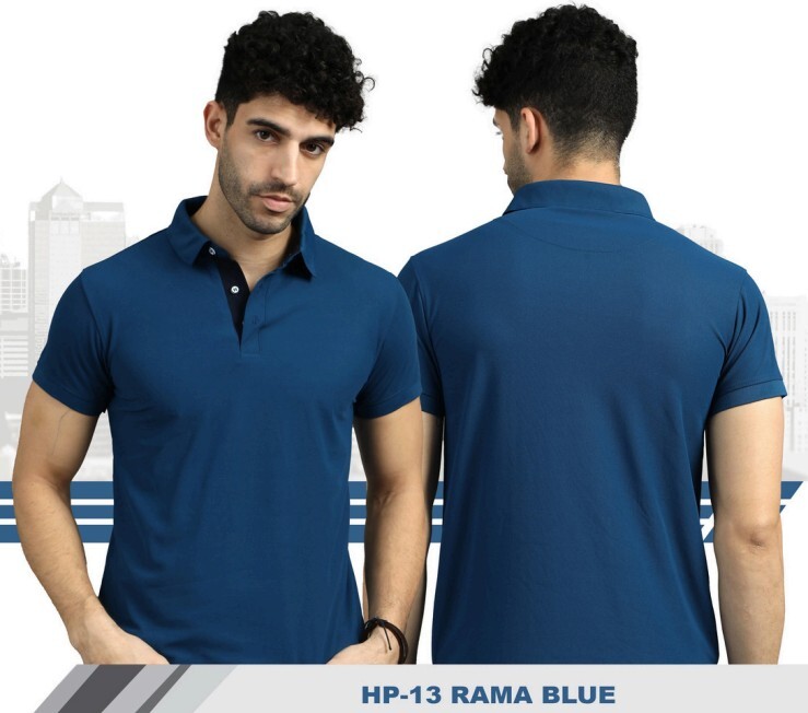 Rama Blue 200 gsm Hayati Premium Polyester Dryfit Unisex T-Shirt