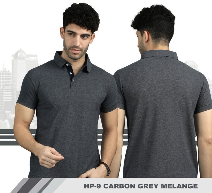 Carbon Grey 200 gsm Hayati Premium Polyester Dryfit Unisex T-Shirt