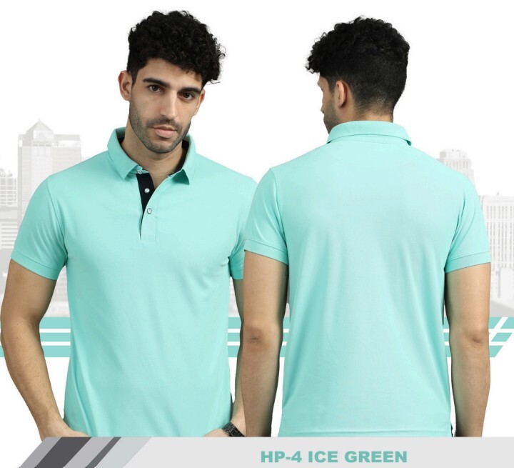 Ice Green 200 gsm Hayati Premium Polyester Dryfit Unisex T-Shirt