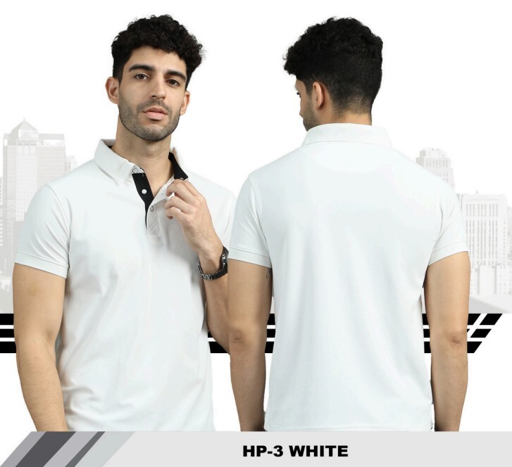 White 200 gsm Hayati Premium Polyester Dryfit Unisex T-Shirt