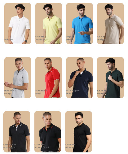 2I Multi 240 gsm 100_ Sustainable Jacquard Polo Recycled T-shirts