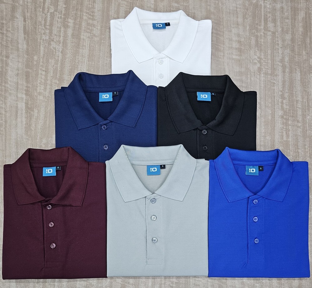 2K Multi 220 gsm Inside Cotton Outside Polyester Polo Unisex T-shirts