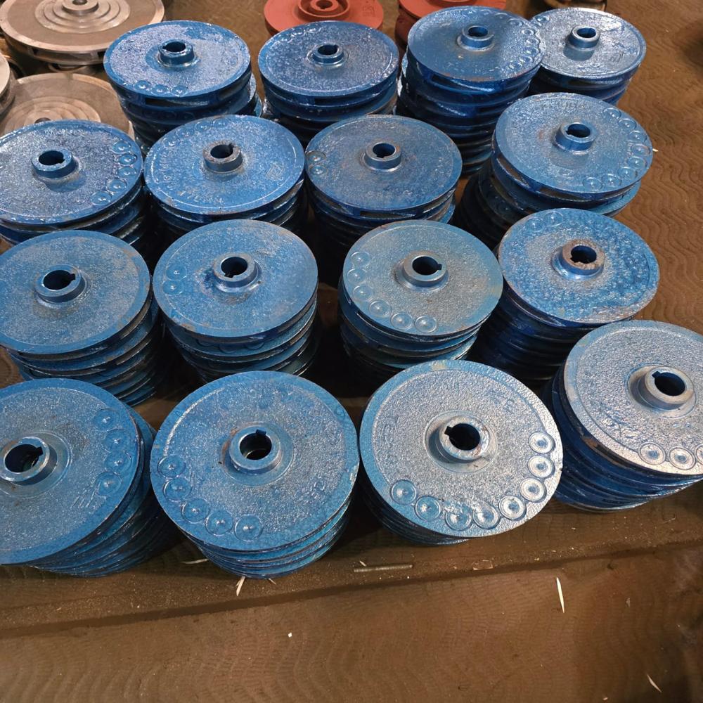 Openwell Water Pump Impeller - Stainless Steel, Round Shape, Blue Color | Heat Resistance, Enhanced Durability, Accurate Dimensions