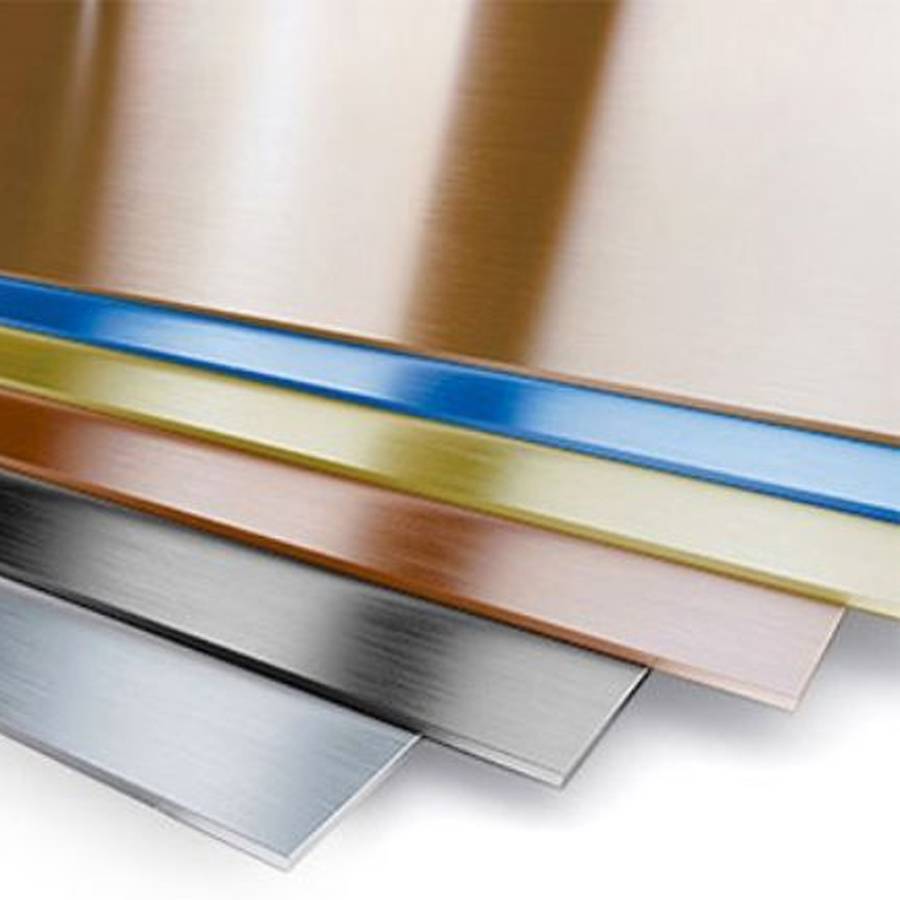 PVD Coated Hairline Finish Sheet