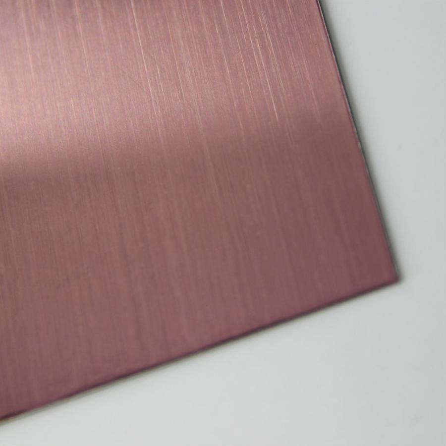 Straight Lines Hairline Finish Sheet