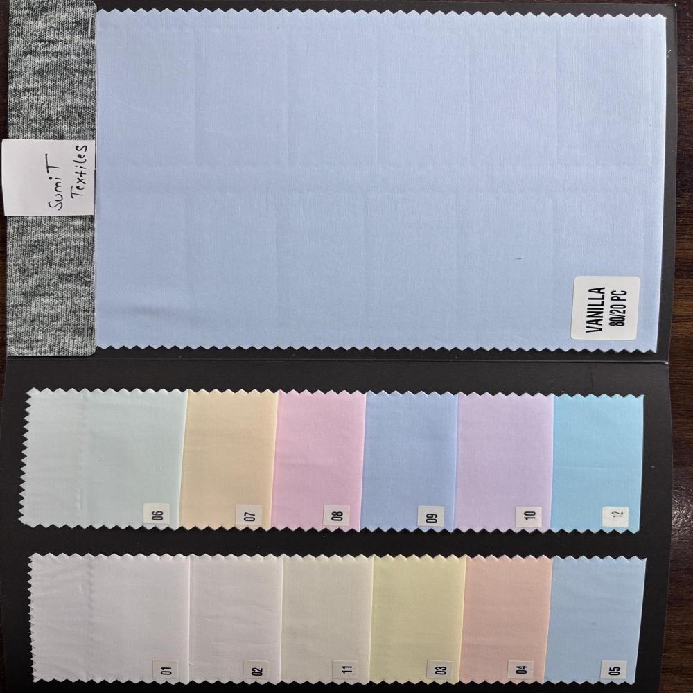 POLYCOTTON VANILLA SHIRTING FABRIC 58