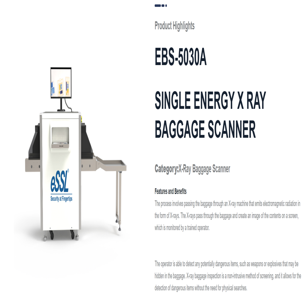 X ray Inspection System (Single Energy)