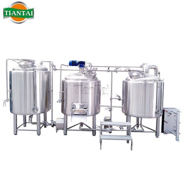 100L 1HL Turnkey Red Copper Electric 2 Vessel Home Brew Mini Beer Brewing Equipment