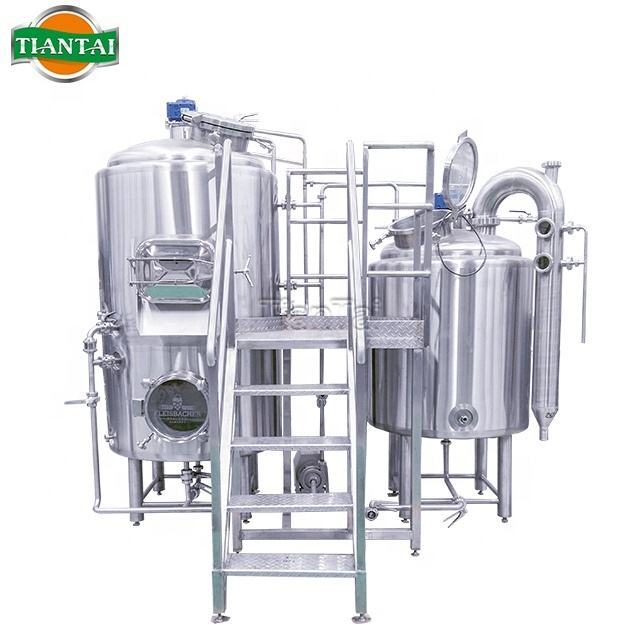 Mini 1BBL Home Beer Brewing Kit Electric Heat SUS304 Combined 3-vessel Brewhouse Small Brewpub Equipment