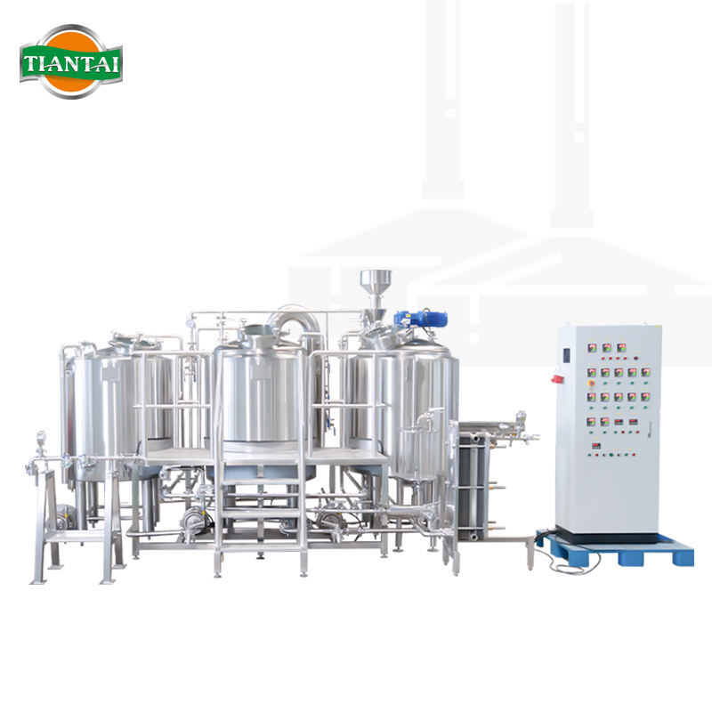 Automatic 500L-3000L Steam Heating Pressure Vessel Micro Brewery System with SUS304 Material for Hotel Pub Beer