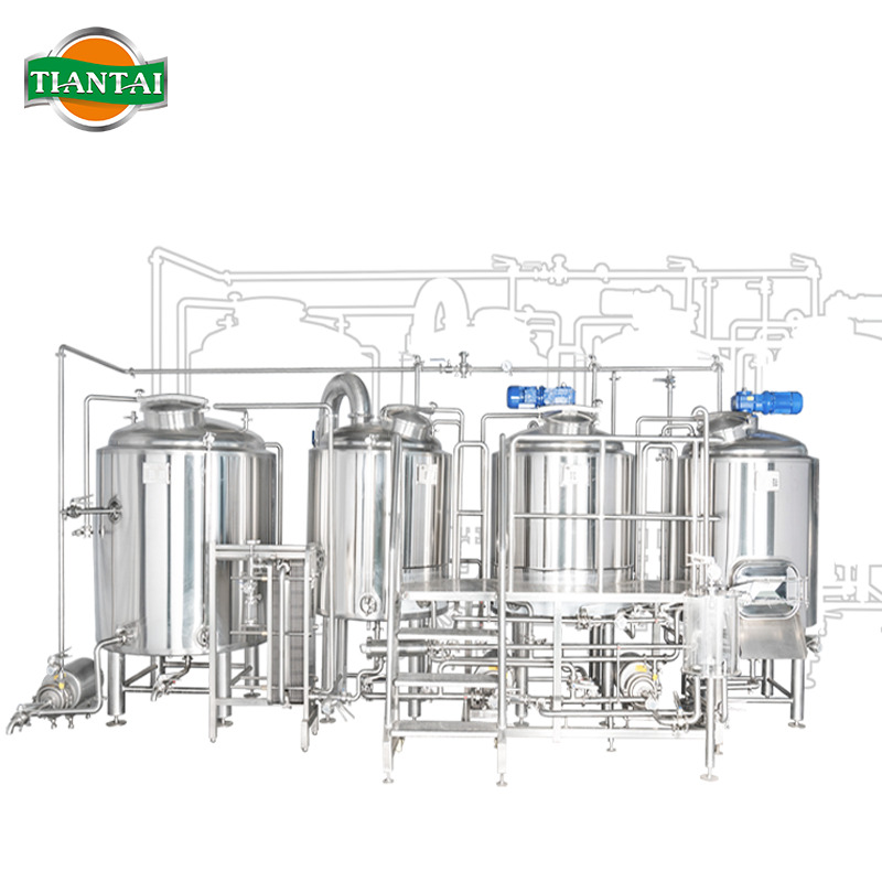 Stainless Steel Fully Automatic Industrial Brewery 1000L System Craft Beer Brewing Equipment