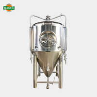 Beer Cider Sodas Carbonated Beverages 304 Stainless Steel Kombucha Conical Fermenter