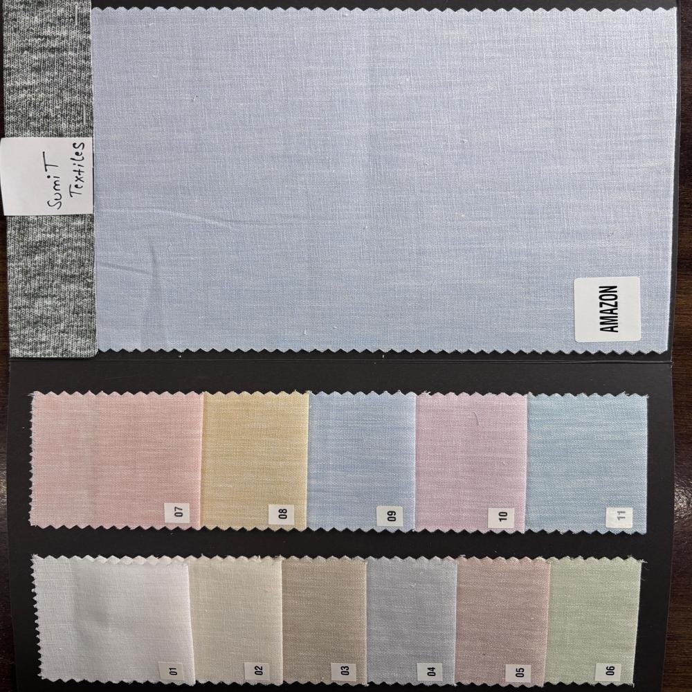 LINEN LOOK SHIRTING FABRIC