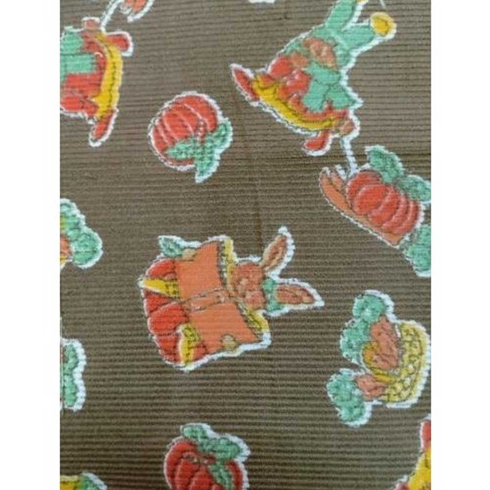 21 Wales Floral Corduroy Printed Fabric