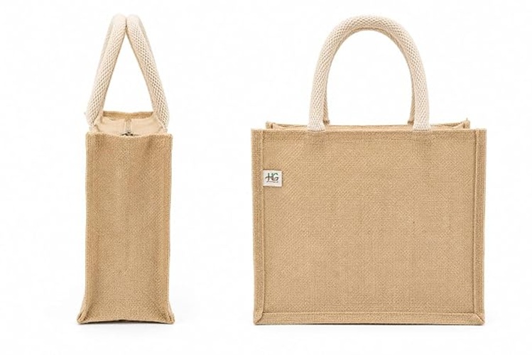 Brown Jute Carry Bag