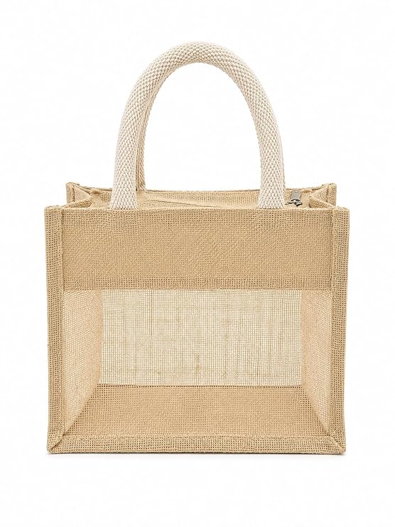 Brown Jute Carry Bag