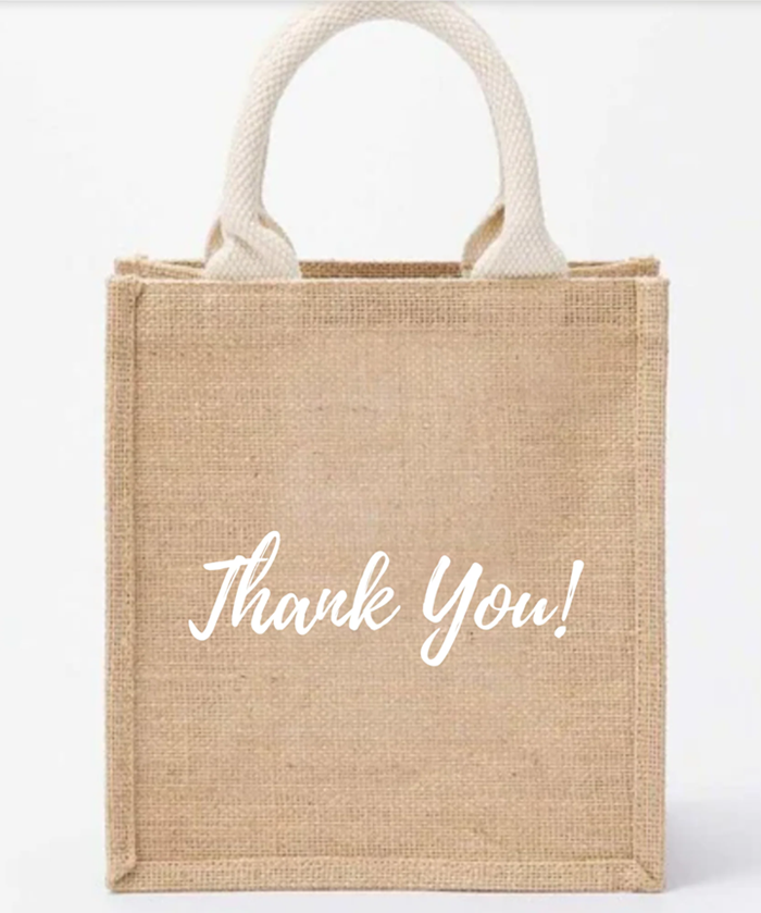 Brown Jute Carry Bag